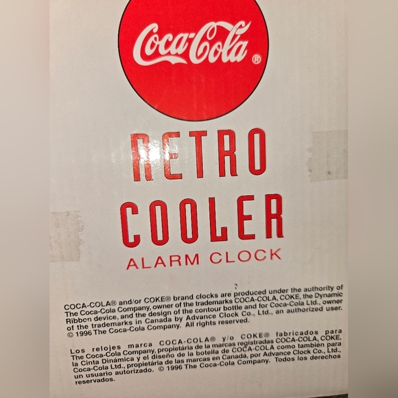 Coca-Cola LOT Collectors Alarm Clock And A Damaged Mini Lunchbox - Picture 5 of 12